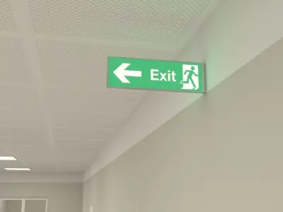 Hallway 11 3D model