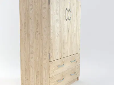 Wooden Cabinet 20 3D model