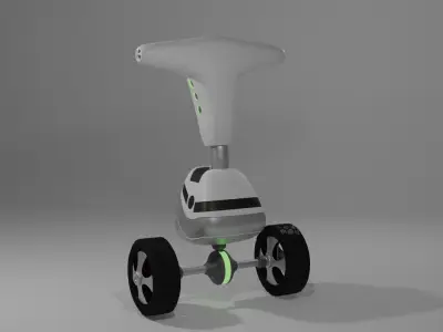 Rover Robot Low-poly 3D model