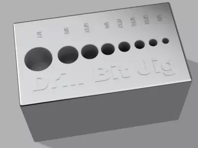 Precision Drill and Tap Alignment Jig Set 3D print model