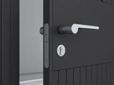Aluminium door 274 3D model