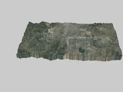 Oklahoma City Low-poly 3D model