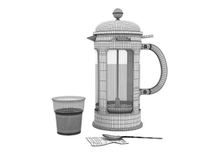 BODUM Chambord French Press Coffee Maker 3D model