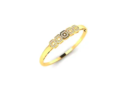 Solitaire Women Engagement Ring 3D print model