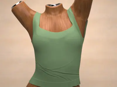 Square Neck Shirt for Genesis 9