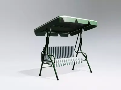 garden swing 3D model