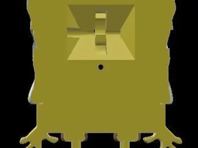 Spongebob Light switch  3D print model