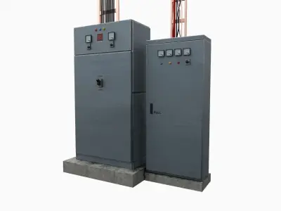 Electrical box 3D model