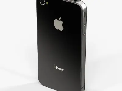 Apple iPhone 4 Low-poly 3D model