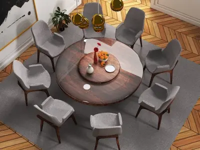 Dining interior 3D model