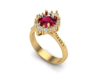 Jewelry ring 418 3D print model