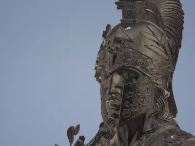 Athena Bust High Detail 3D STL Model 3D model