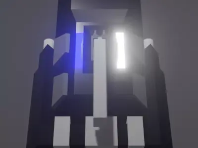 Little spaceship 3D model