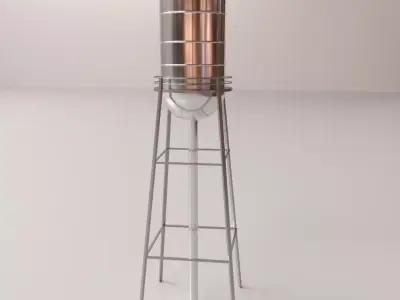 Water Tower 3D model
