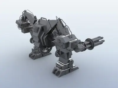 Robot 10 3D model