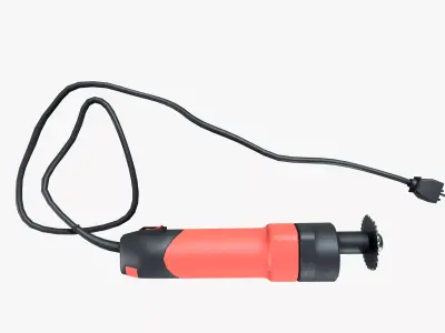 Electric Plaster Cutter Machine Low-poly 3D model