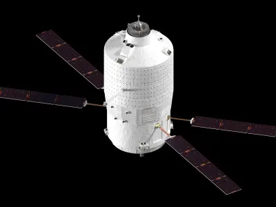 Automated Transfer Vehicle spacecraft 3D model