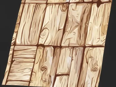  Stylized Wood Seamless Texture  Texture