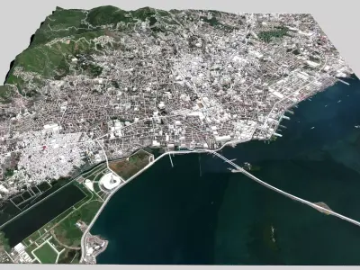 Cityscape Cebu Philippines 3D model