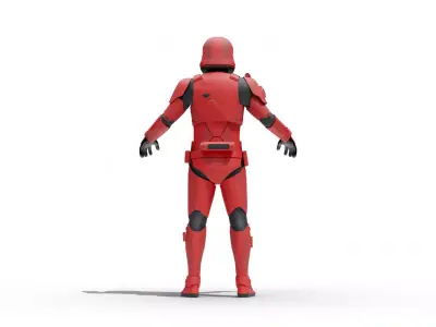 Sith Trooper - Star Wars Low-poly 3D model