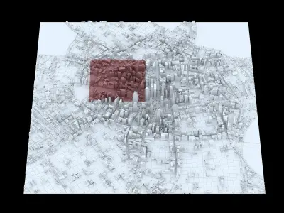 3D CITY PUZZY-2 3D print model