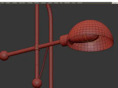 GOLD LAZY Low-poly 3D model