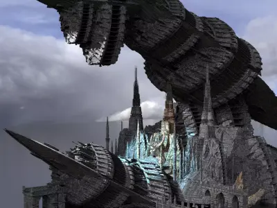 Covenant City monoliths Kit bash  3D model