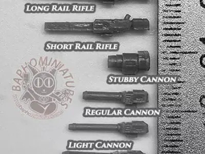 Mech Weapons Pack of 21 3D print model