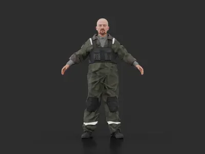 Cyber Mechanic Sci-fi 3D model