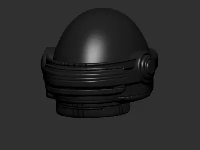 helmet high poly sculpt 3d printable  3D model 101
