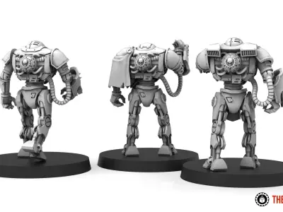 Dark Techno - Anthrobots 3D print model
