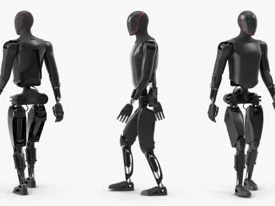  Next Gen Humanoid Robot Black 