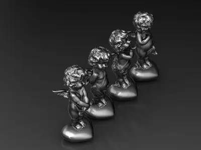 Angel Baby Cupid 14 3D print model