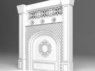 Modern Wall Panel 3D model