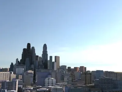 City 36 Low-poly 3D model