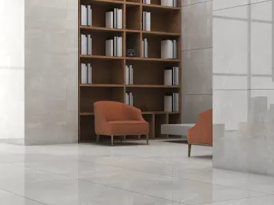 minimal interior scene with 3ds max and vray 3D model