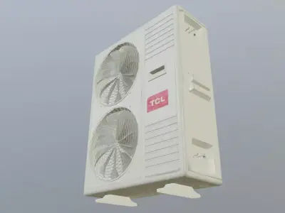 double turbine Air Conditioner  3D model