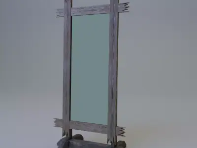 Mirror Low-poly 3D model purchase