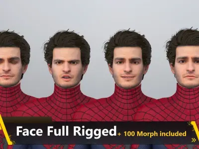 Andrew Garfield from Spideman No Way Home 3D model 3D model