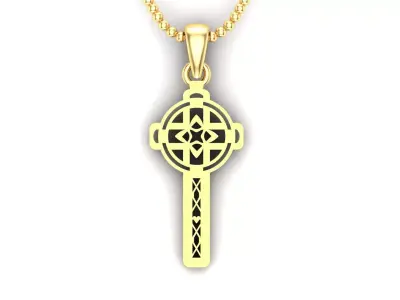 Light Gold Cross New Design  CP 19 3D print model