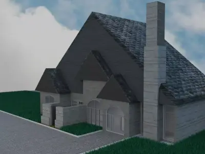 Modern House 3D model