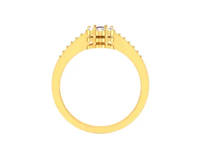 Women Ring  Render 3dm STL OBJ FBX Details 3D print model 46