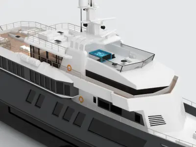 Silba Explorer Yacht 3D model