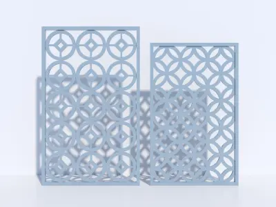 Ornament Panel 3D model