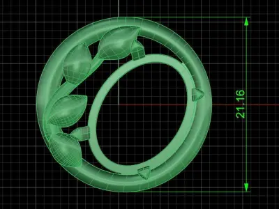 Pendant 0017 3D print model