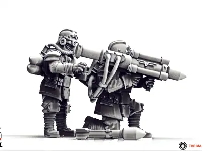 Valour Korps - Guided Missile Team 3D print model