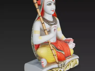 Jagadguru Adi Shankaracharya Ji Sitting Pose Saint FDM Resin  3D print model