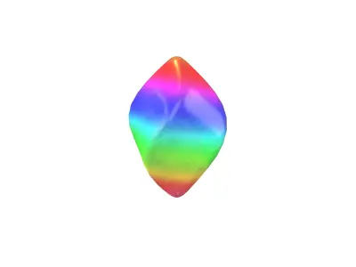 Gem v11 008 Low-poly 3D model