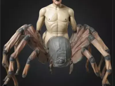 hitler spider avatar mesh 3D model