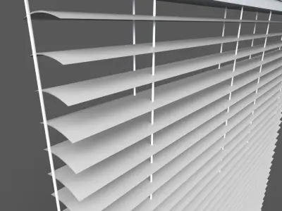 Window Blinds Low-poly 3D model purchase